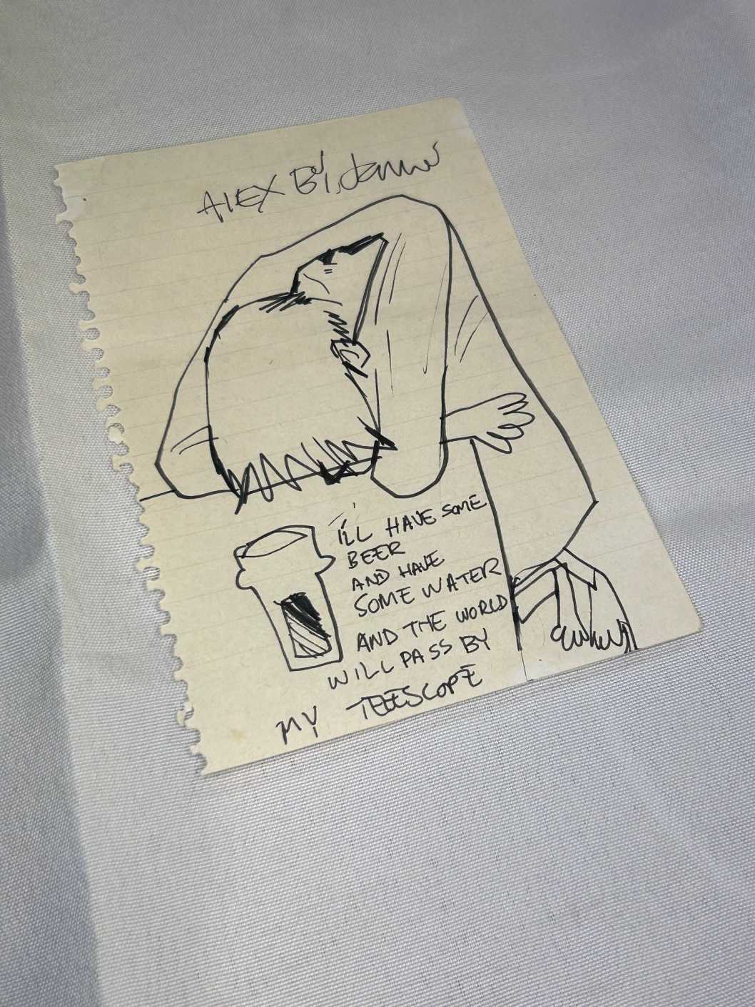 Jamie Hewlett Art Alex James Blur Gorillaz Unique Rare Genuine