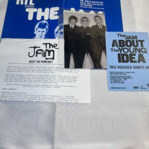The Jam flyers and postcards 2015 Paul Weller About The Young Idea