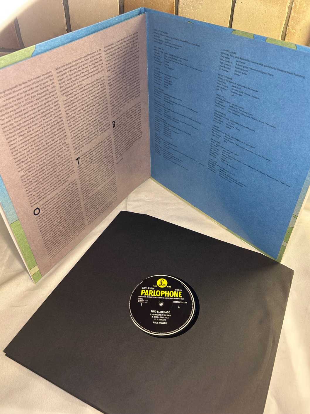 Paul Weller Signed Album Find El Dorado Vinyl Black Rare