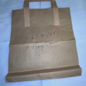 Ray Davies The Kinks Signed Bag 2005