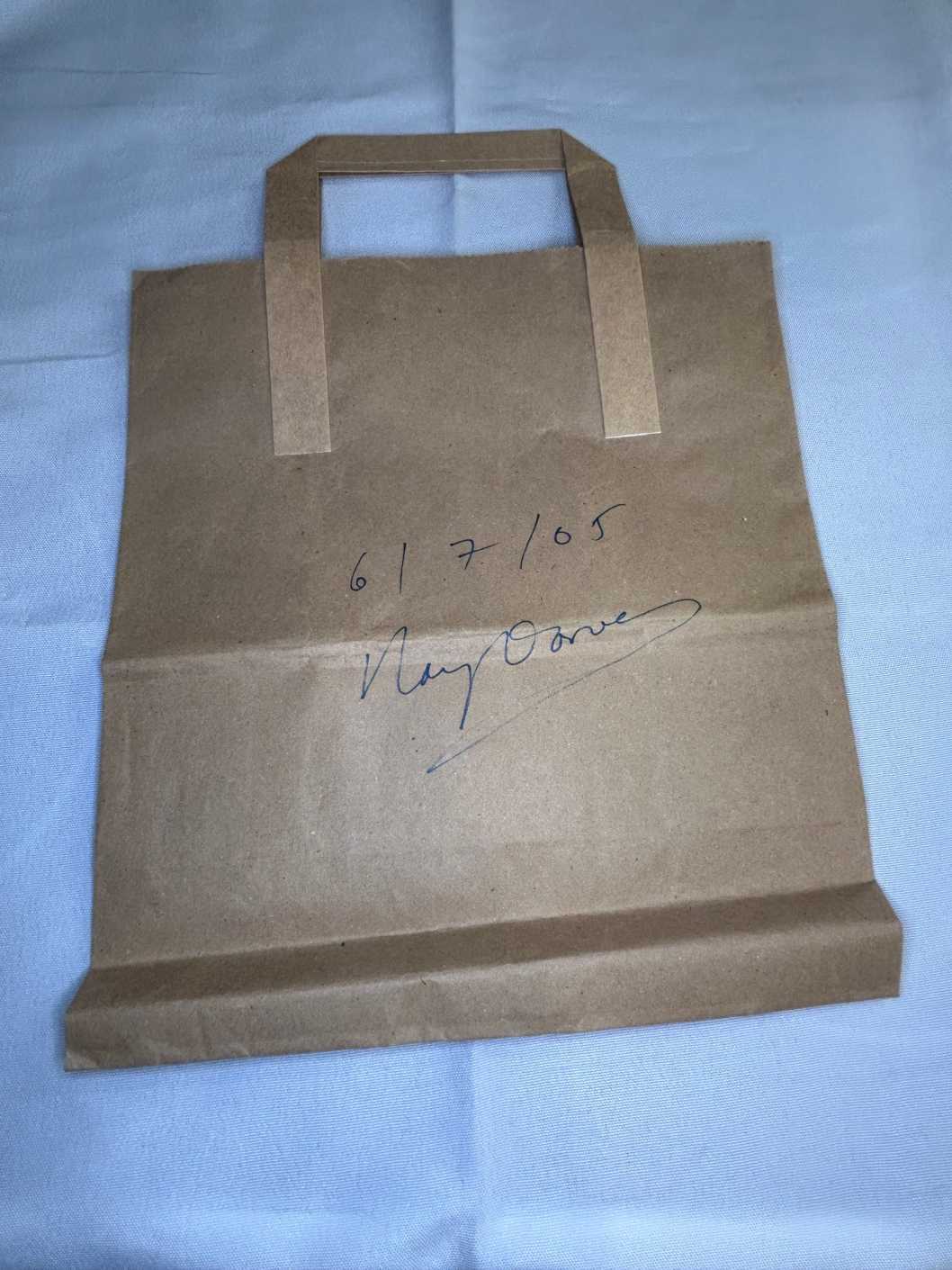 Ray Davies The Kinks Signed Bag 2005