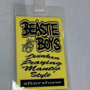 Beastie Boys After Show Pass 1992 Genuine #2
