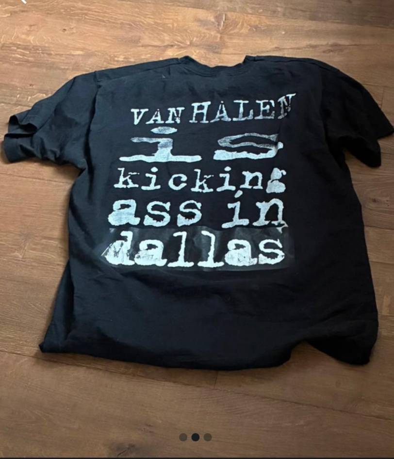 Van Halen T Shirt 1993 1994 Tour XL Black