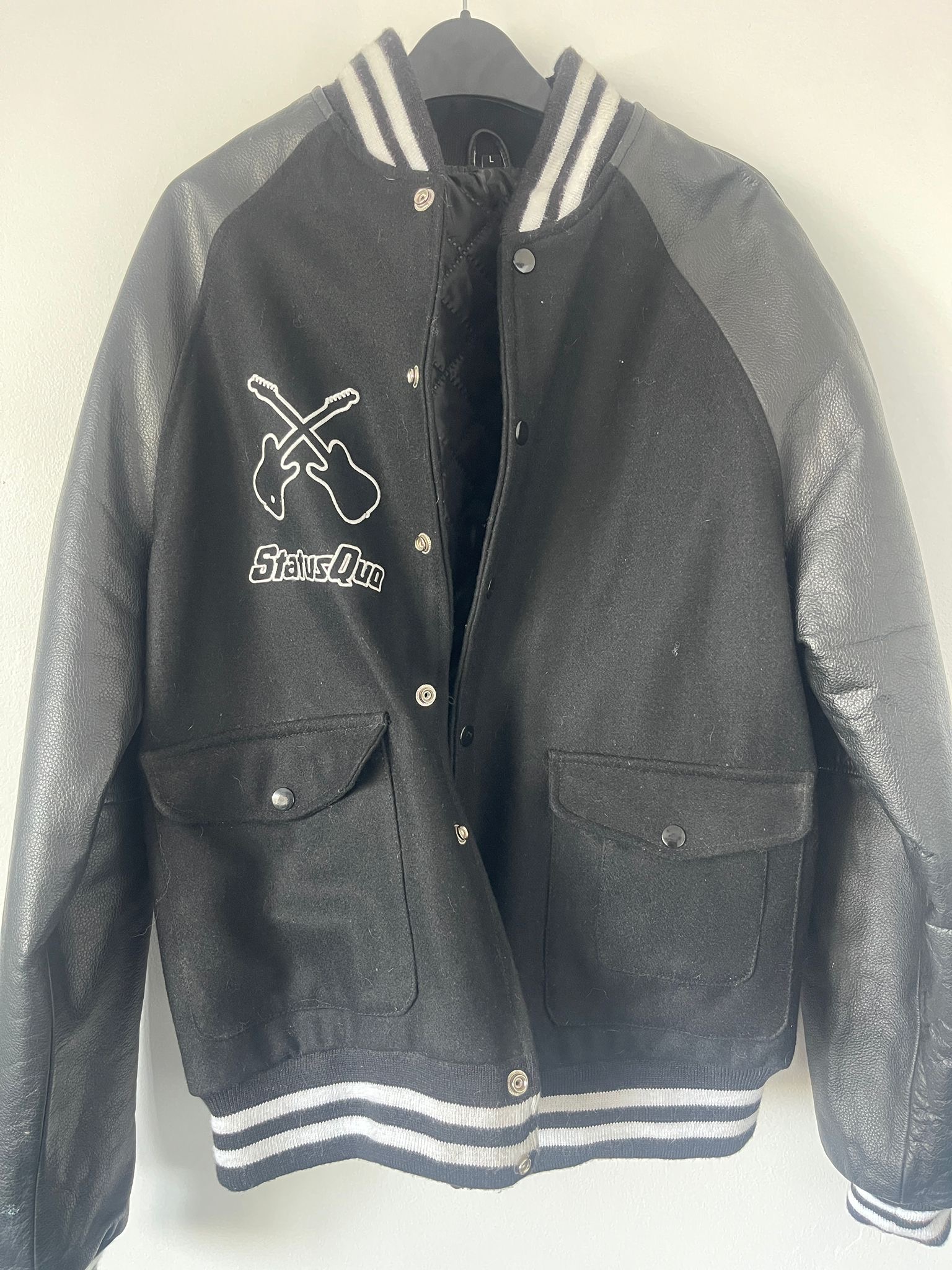 Status Quo Signed Tour Jacket Large – very rare and genuine with providence letter. Authentic ! - Image 6