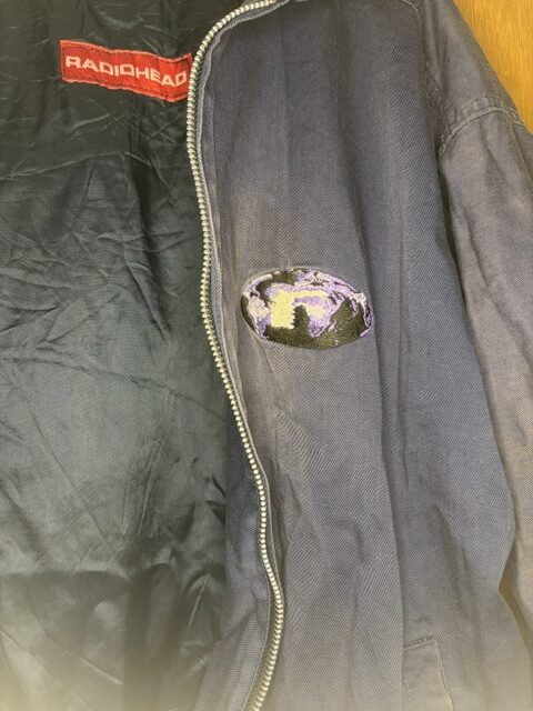 Radiohead ‘The Bends’ UK promotional only blue denim-style zip-up jacket, rare. - Image 5