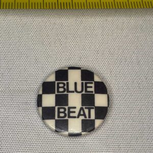 Blue Beat Badge 25mm Blue Beat Records 2-Tone original vintage