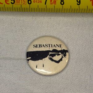 Derek Jarman Film badge Sebastiane original vintage 25mm