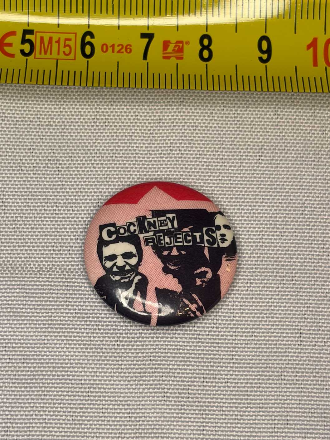 Cockney Rejects 25mm Badge Original Vintage