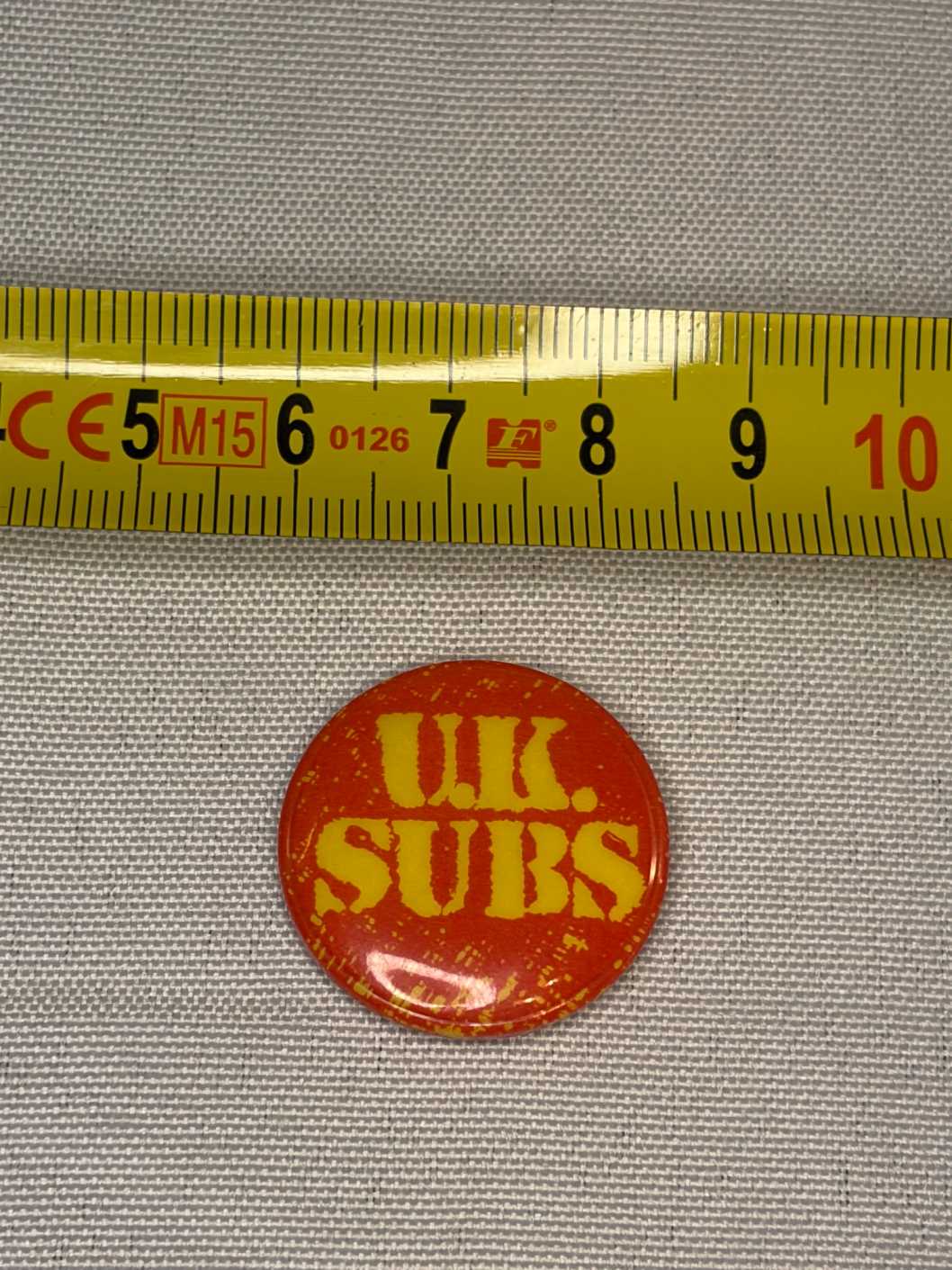 UK Subs 25mm Badge Original Vintage