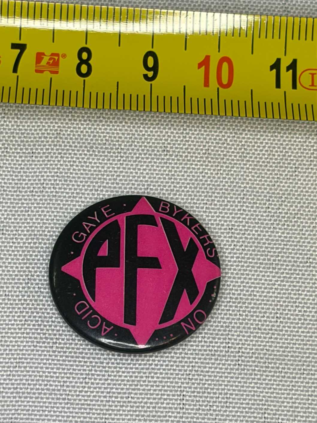 Gaye Bykers On Acid 25mm badge 1989
