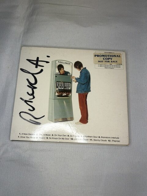 The Verve A Northern Soul CD promo album inserts signed autographed Richard Ashcroft