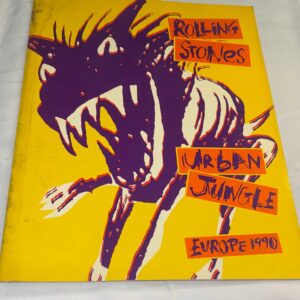 Rolling Stones Tour 1990 Urban Jungle programme with insert