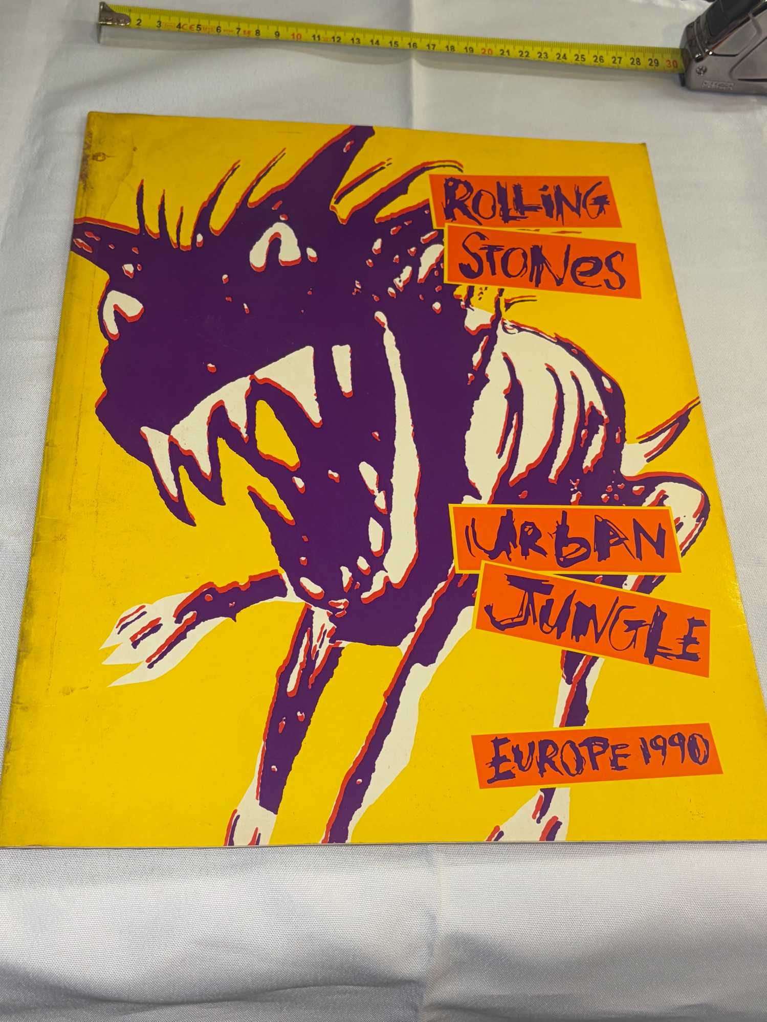 Rolling Stones Tour 1990 Urban Jungle programme with insert