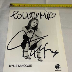 Kylie Minogue signed photo autographed rare genuine 1994
