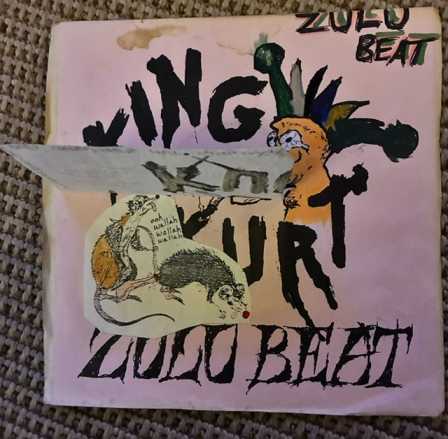 1982 King KURT Zulu Beat Sliced Records Orange Vinyl Numbered Customized Glenn Rare - Image 5